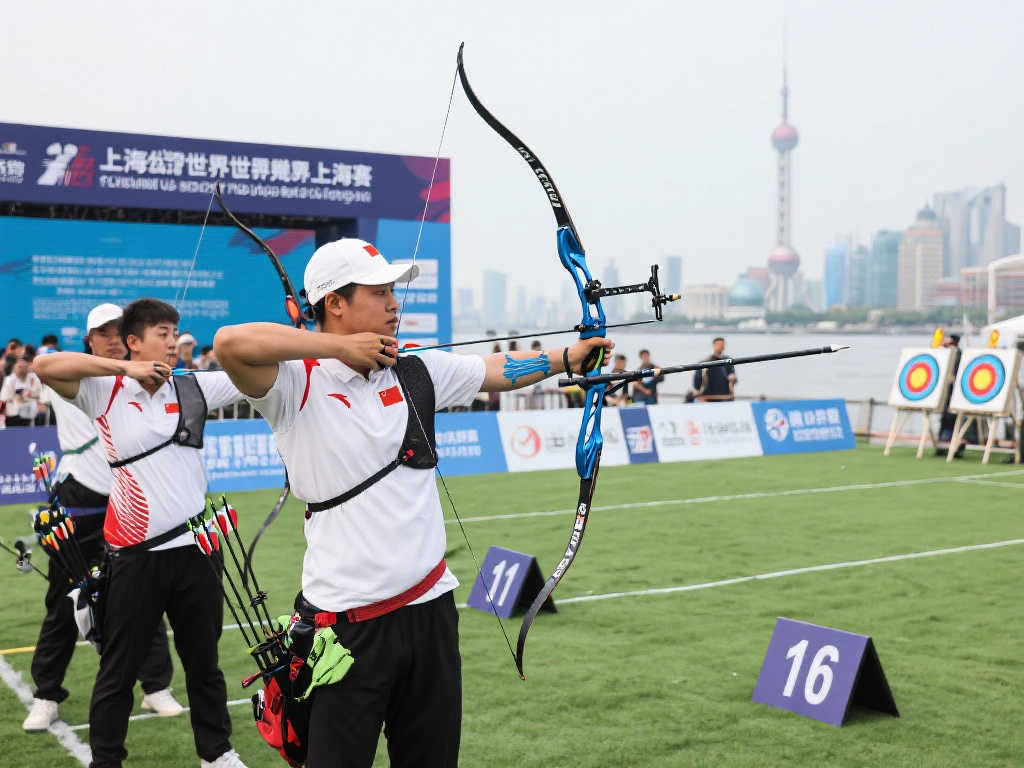 射箭世界杯上海站：中国队反曲弓资格赛表现抢眼